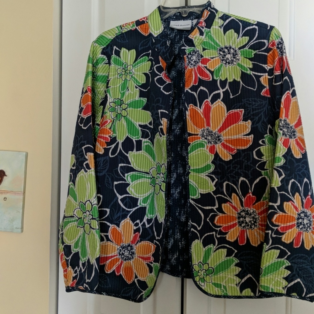 Alfred Dunner floral jacket